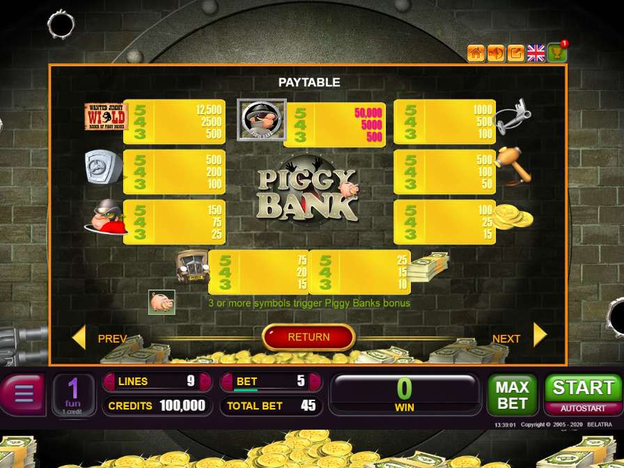 piggy bank игровой автомат играть без регистрации