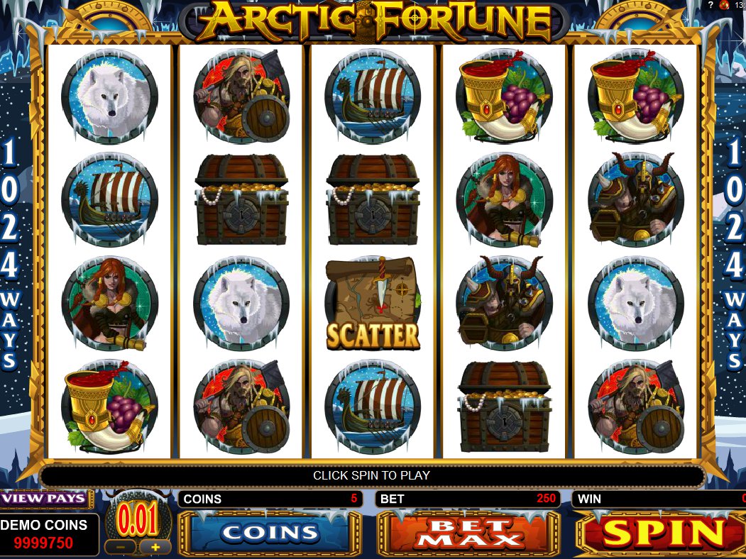 Игровой автомат Arctic Fortune играть бесплатно или на деньги